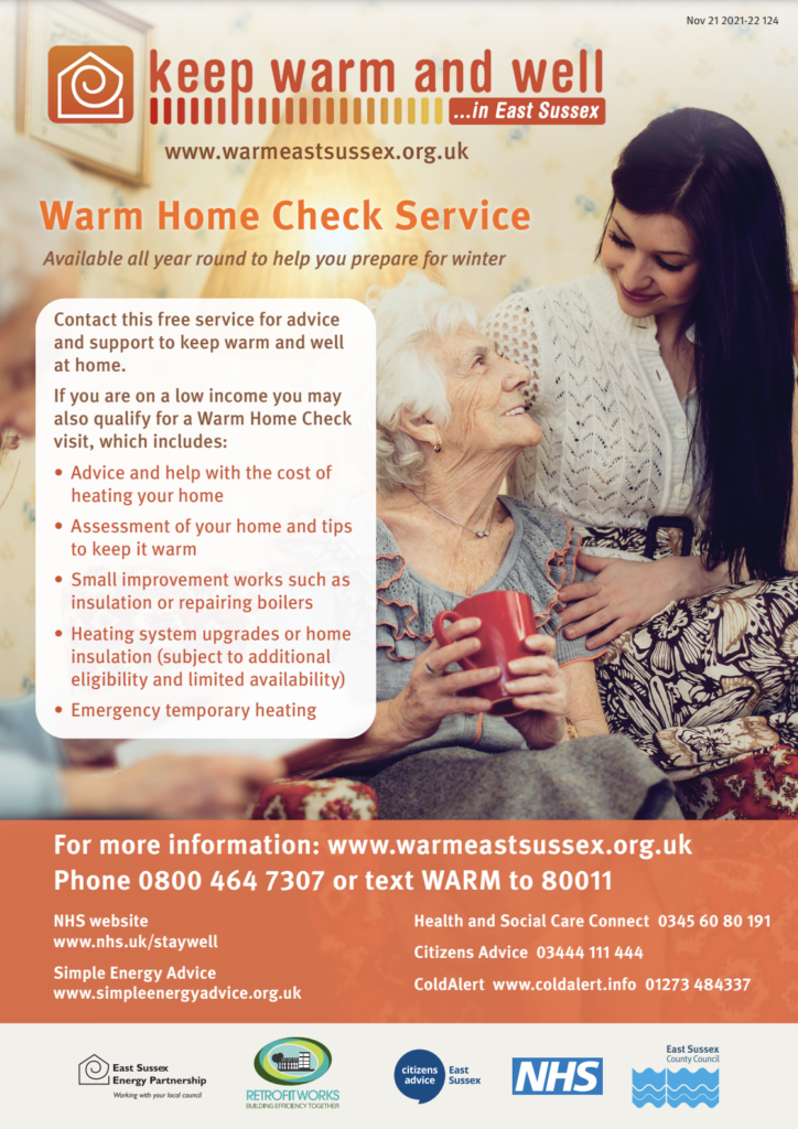 Winter Warm Home help, advice & guidance Martins Oak Surgery